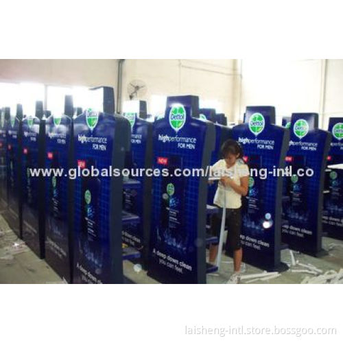 POP Display Stands with NC Paint, Measures 600 x 300 x 1,800mm